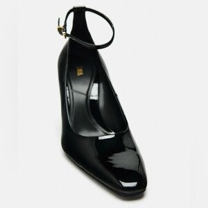 Zara heels with ankle straps